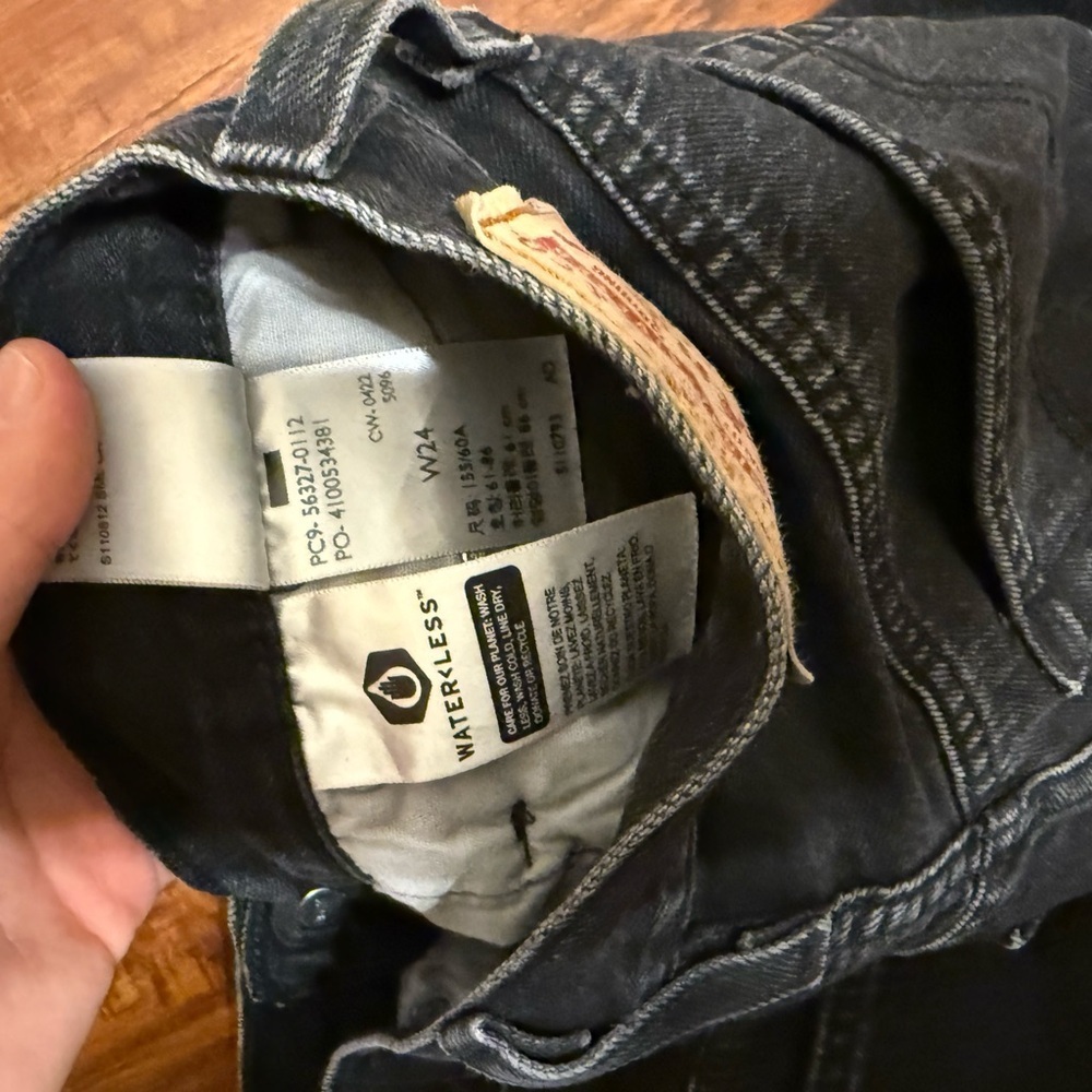 Levi 501 black shorts - Picture 6 of 6